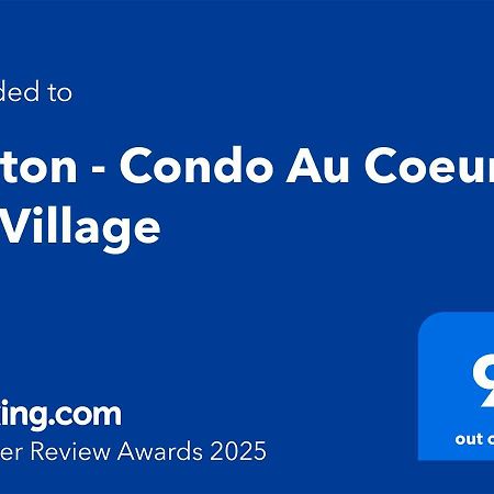 Sutton - Condo Au Coeur Du Village Екстериор снимка